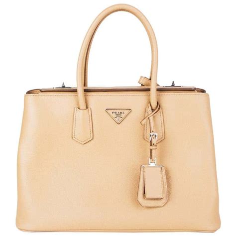 prada noisette color|PRADA Saffiano Cuir Twin Tote Noisette .